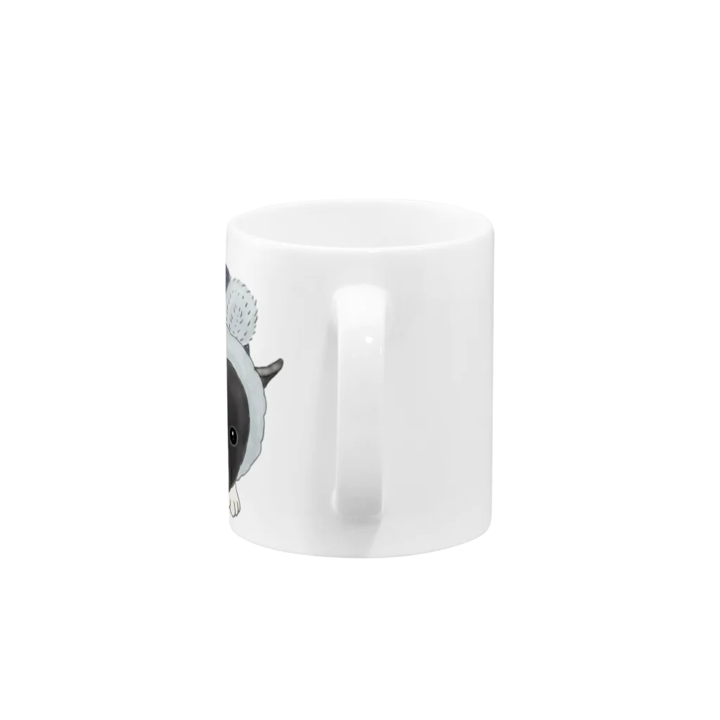 フレブルとパググッズS’IRISERの冬の支度 Mug :handle