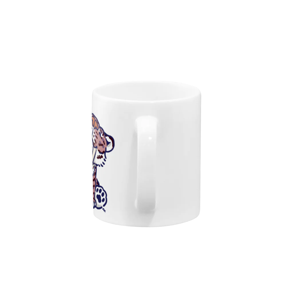 segasworksのお座りスミロドンちゃん（色違い） Mug :handle