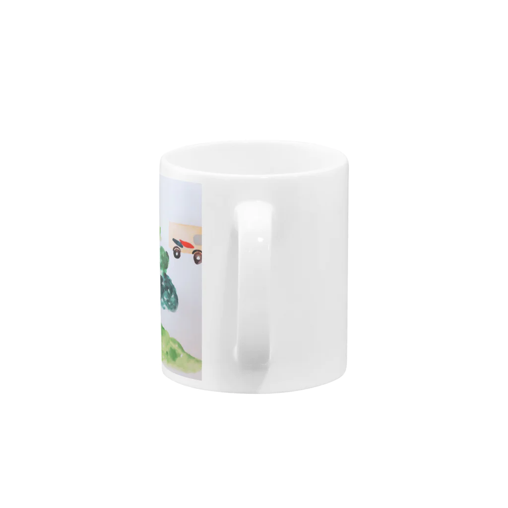 ぽんのみせのいにしえ Mug :handle