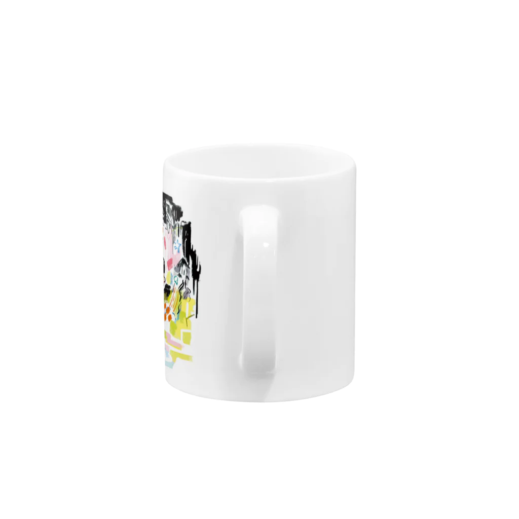 香川尚子　naokokagawaのillusion Mug :handle