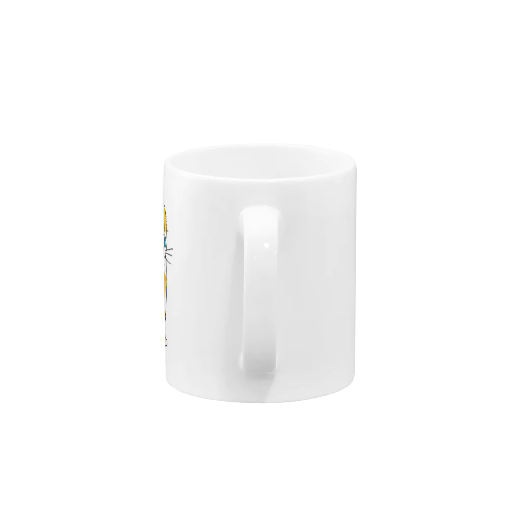 Wanimarixxのきいろ猫 Mug :handle