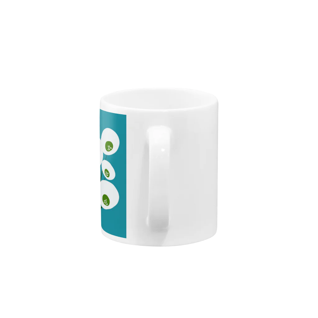 Grenier Labのお花のマグカップ Mug :handle