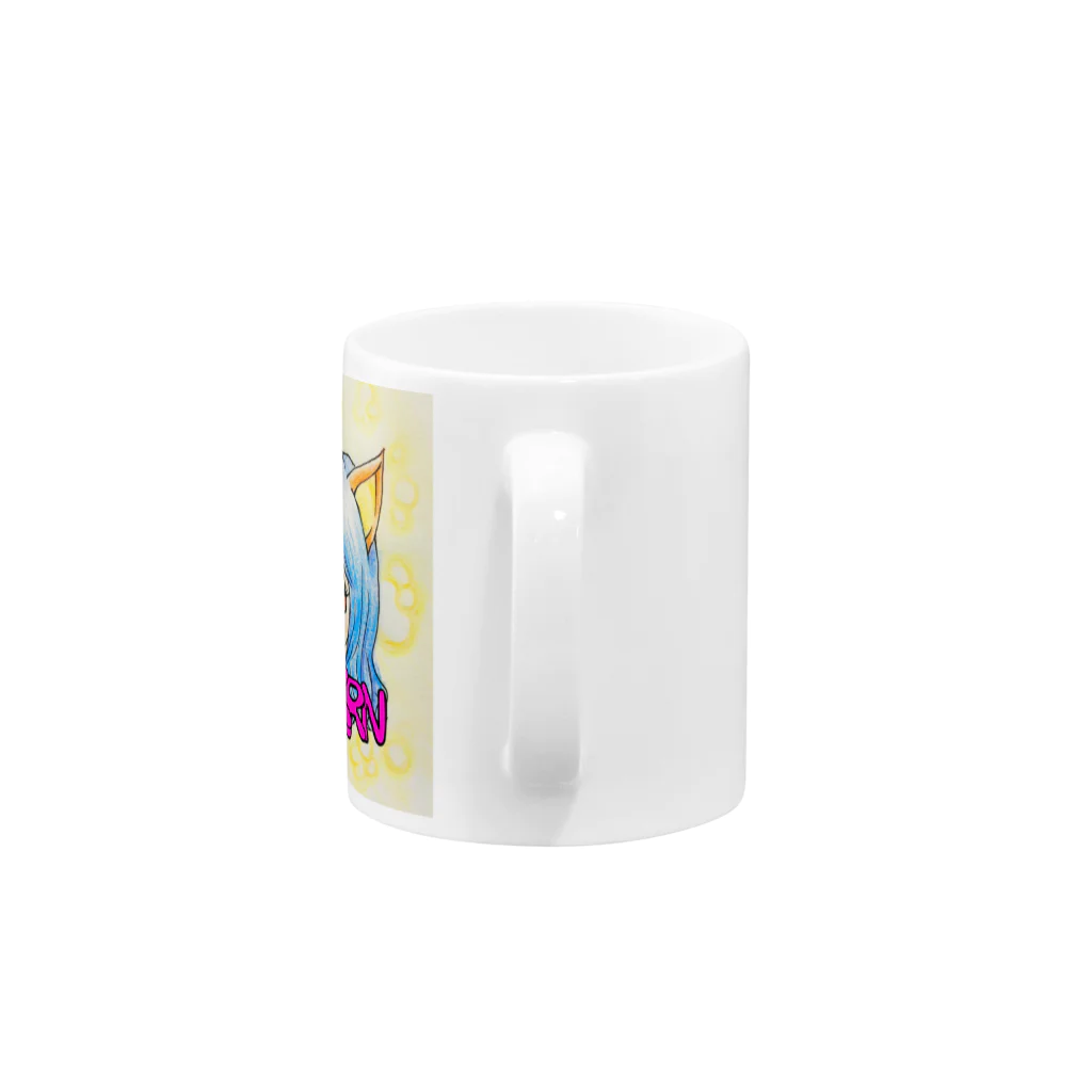 こりんからーのこりんちゃんグッズ Mug :handle