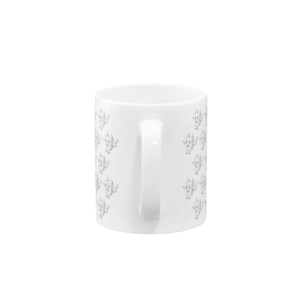 ismの豆腐猫 Mug :handle