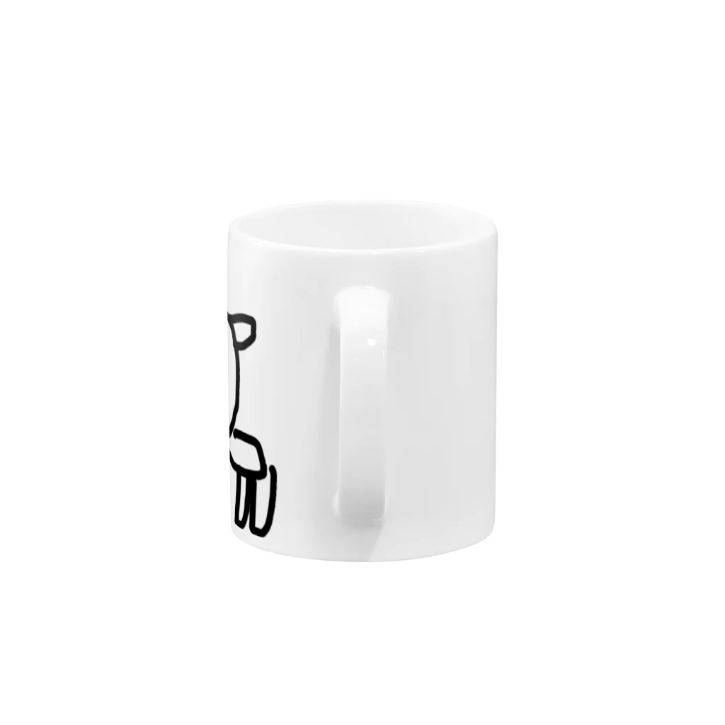 広島乃愛＄のねたい犬 Mug :handle