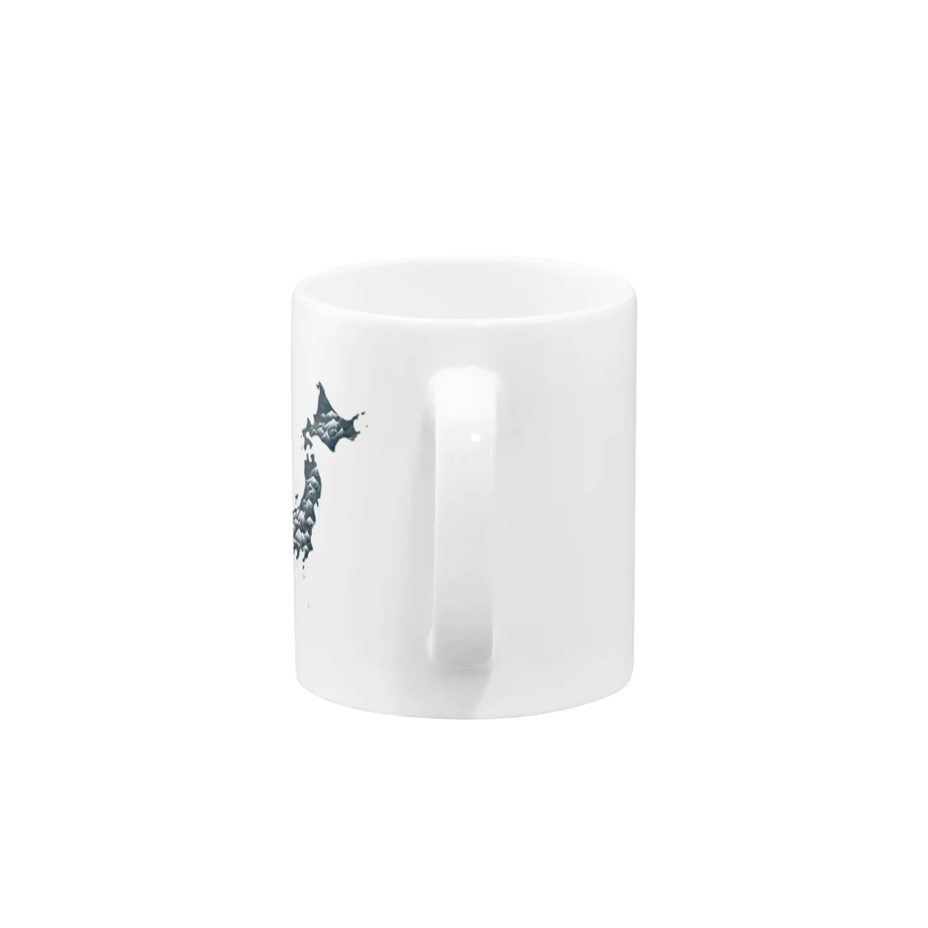 8ball.AI.artの日本列島 Mug :handle