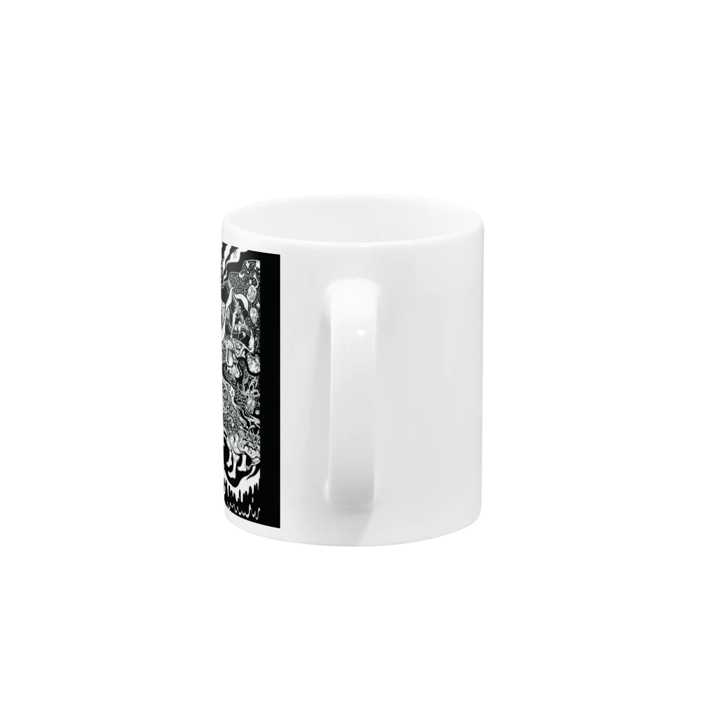 深夜水族館(営業中)の【連合弛緩】シリーズ Mug :handle