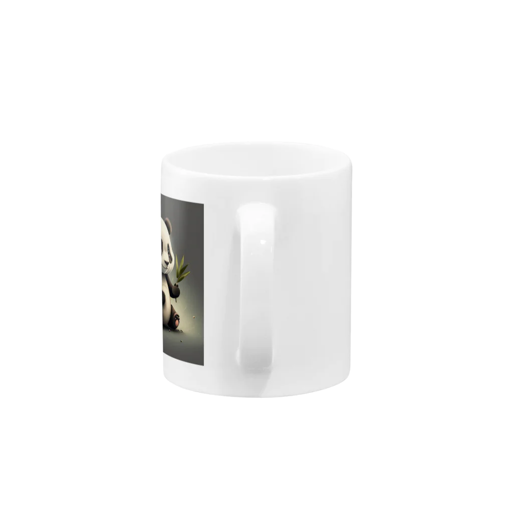 FluffyPanda_AIのPizzazzPanda Mug :handle