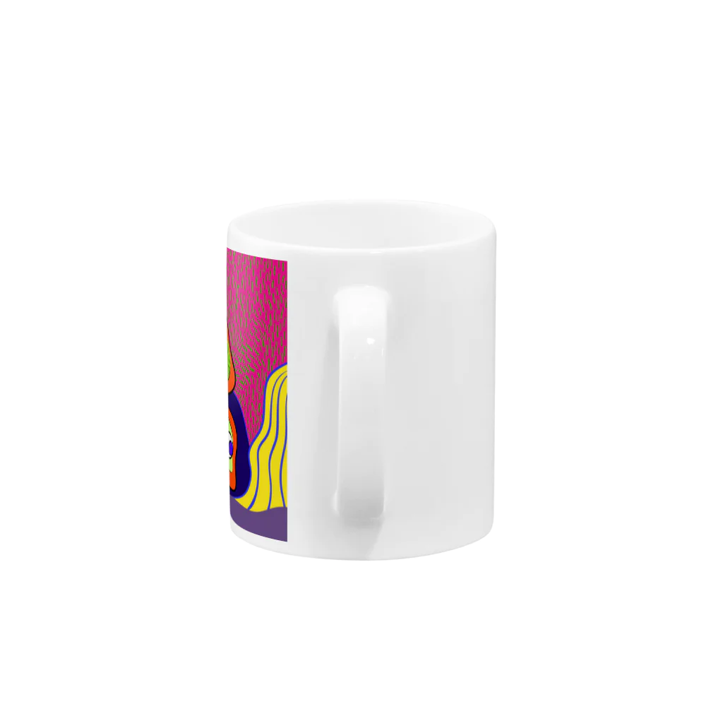 歌川夏子のbutterfly Mug :handle