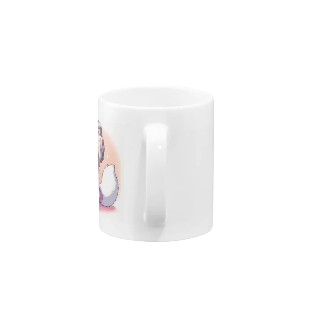 itachのマスコットフェレット Mug :handle