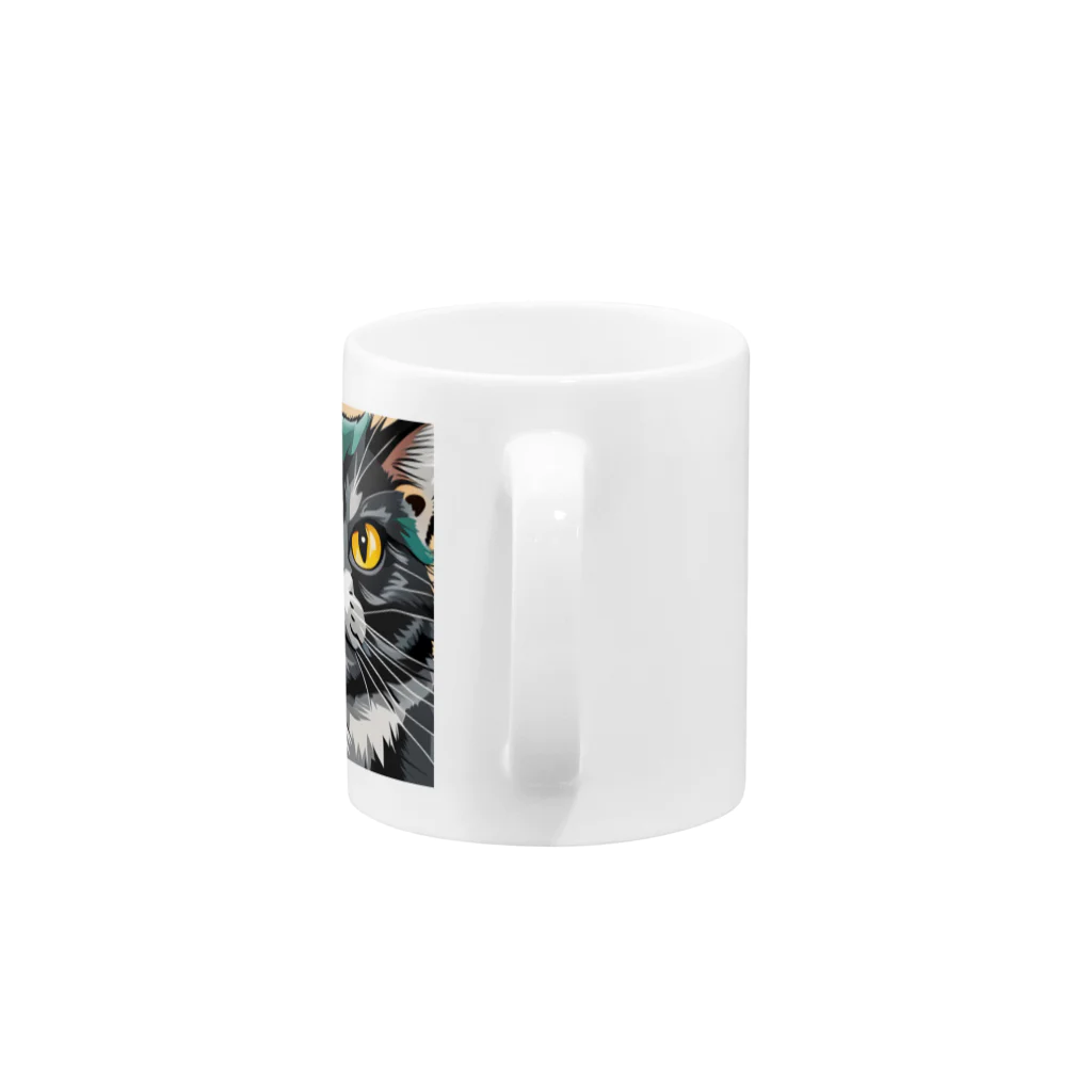 iyashi₋creatersのイケてる猫 Mug :handle