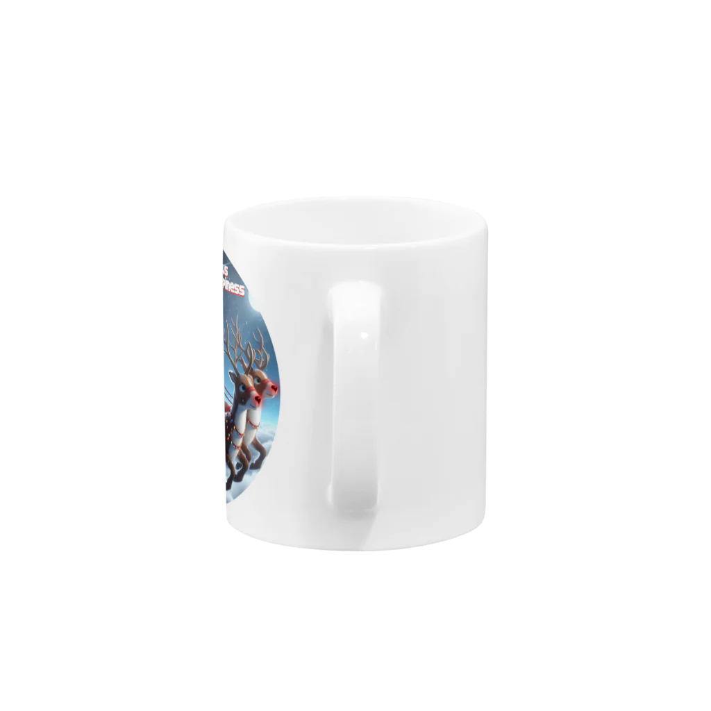 picassoの楽しいデザインショップのパンダクロース Mug :handle
