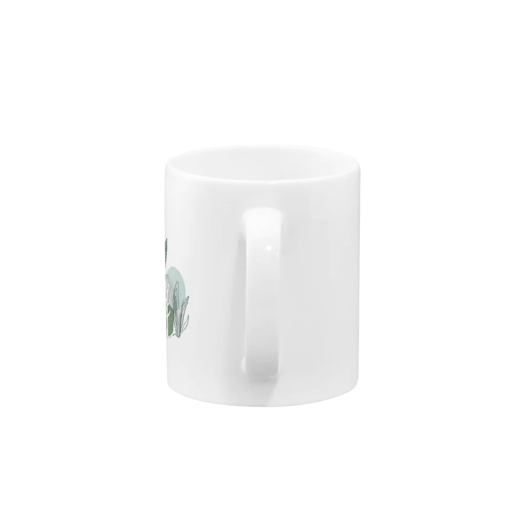 Olive Leaf Designs のForest 針葉樹の森 Mug :handle