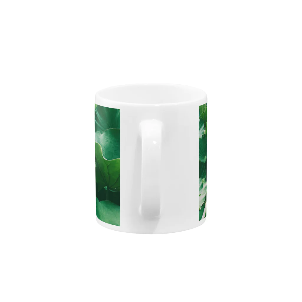 inuhaの蓮の花 Mug :handle