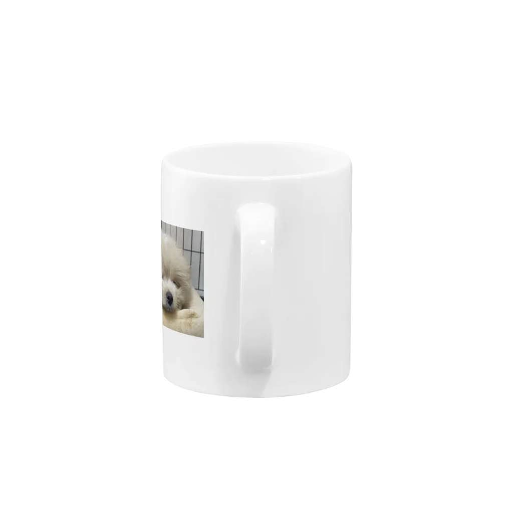 leorioのポメプーのレオちゃん Mug :handle