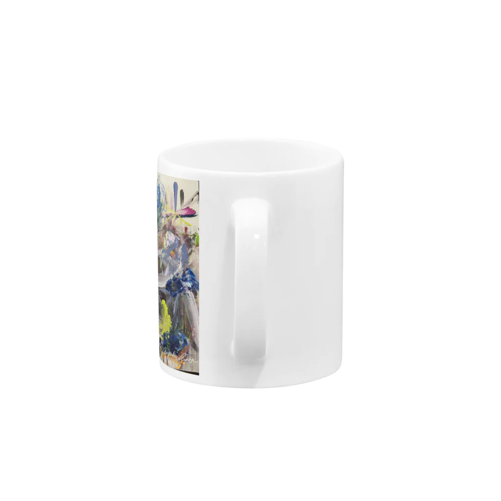 Chikyu-yueiのEmbodiment of Search in Uncertainty Mug :handle