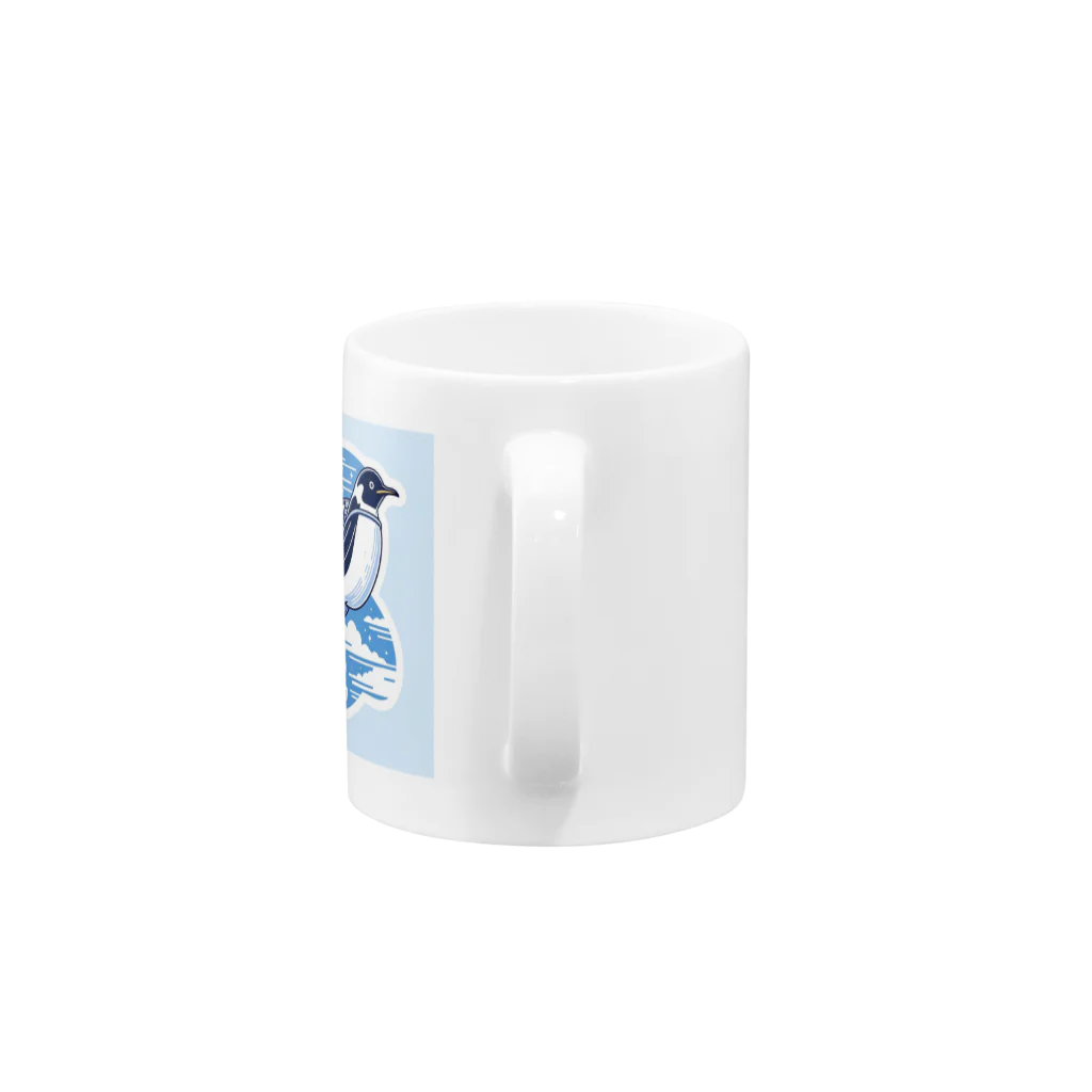 Emperor's FlightのFlying_penguin Mug :handle