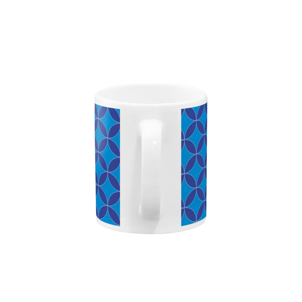 Musashi和柄Shop 【Japanese pattern】の七宝マグカップ Mug :handle