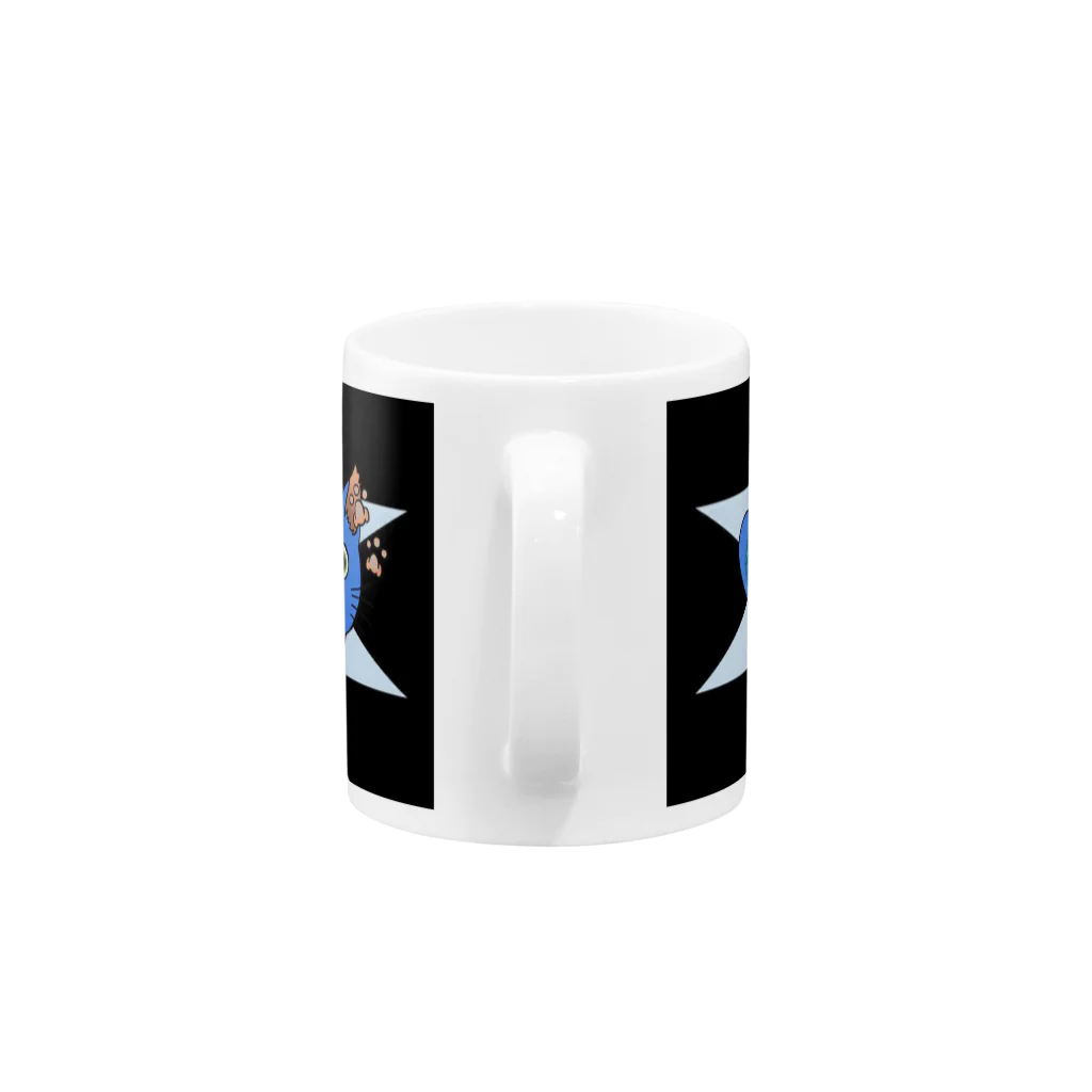 ふぃろの四神獣HW&Fロゴ Mug :handle