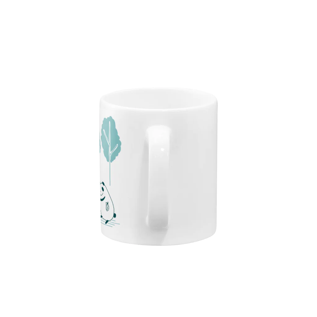 ﾊﾈｺﾊﾈのまるコロうさぱんシリーズ[1] Mug :handle