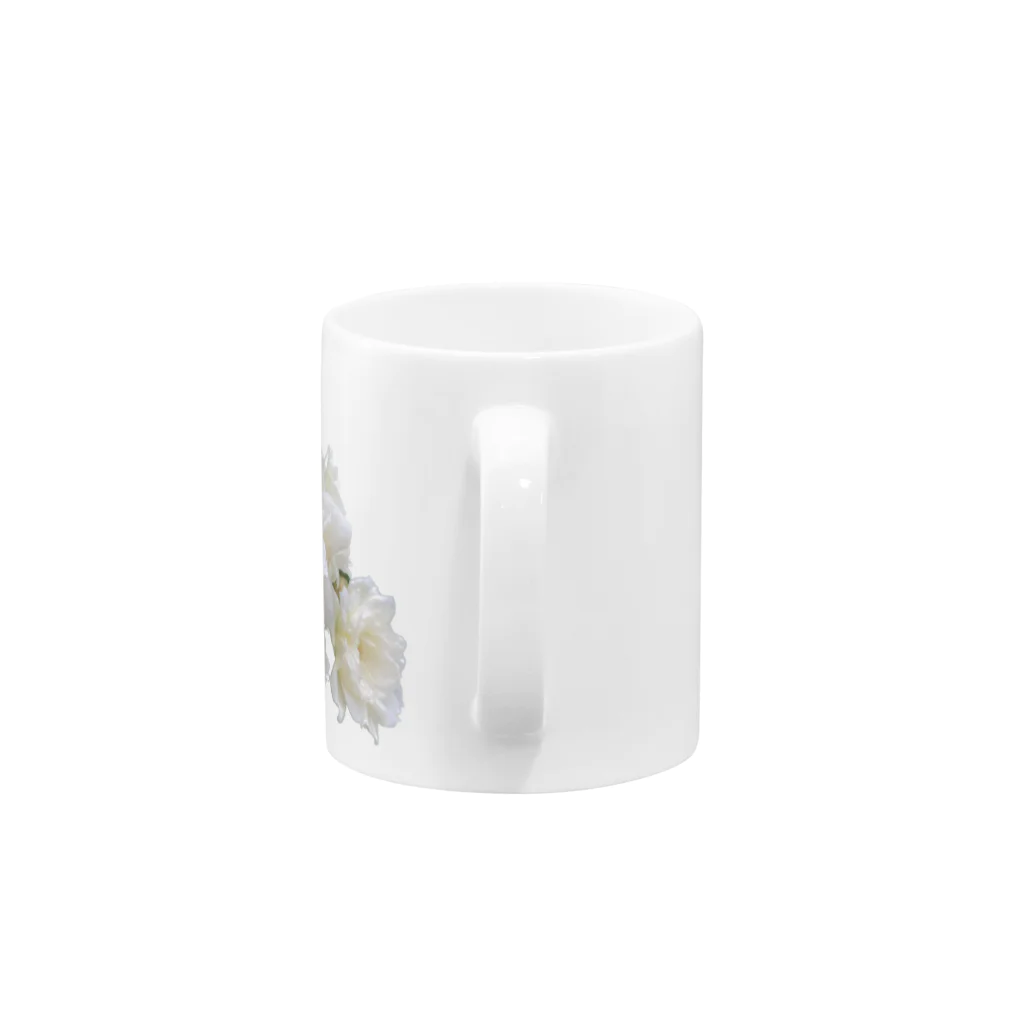 眠れる森の魔女の白薔薇 Mug :handle