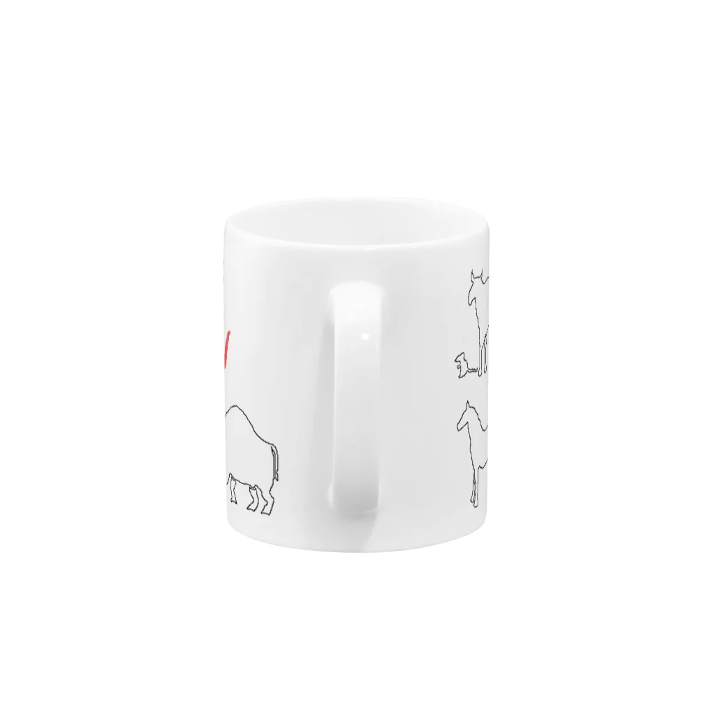 蛇口〆太のお店の十二支（巳） Mug :handle