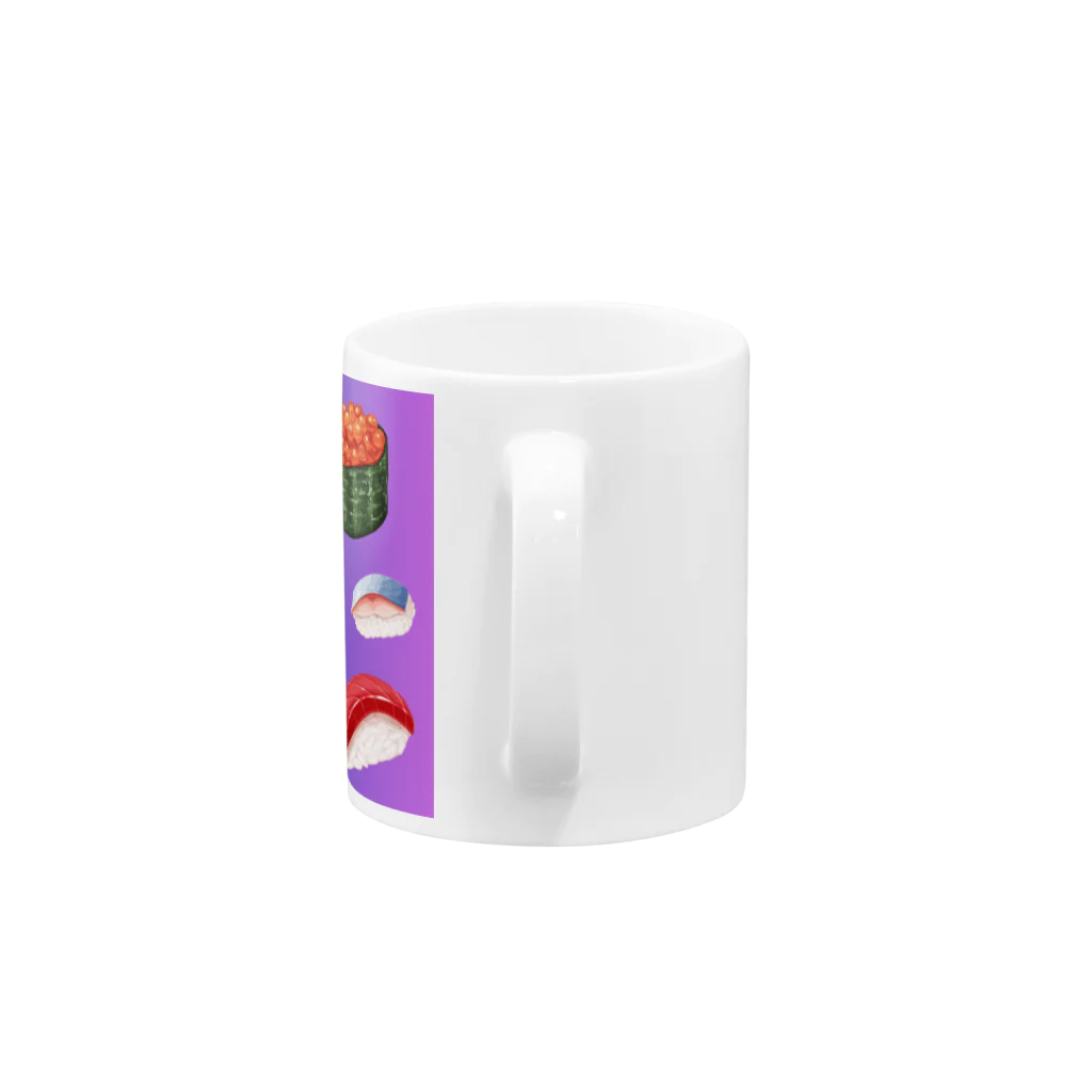 ポンキチはうすのすしのえ Mug :handle