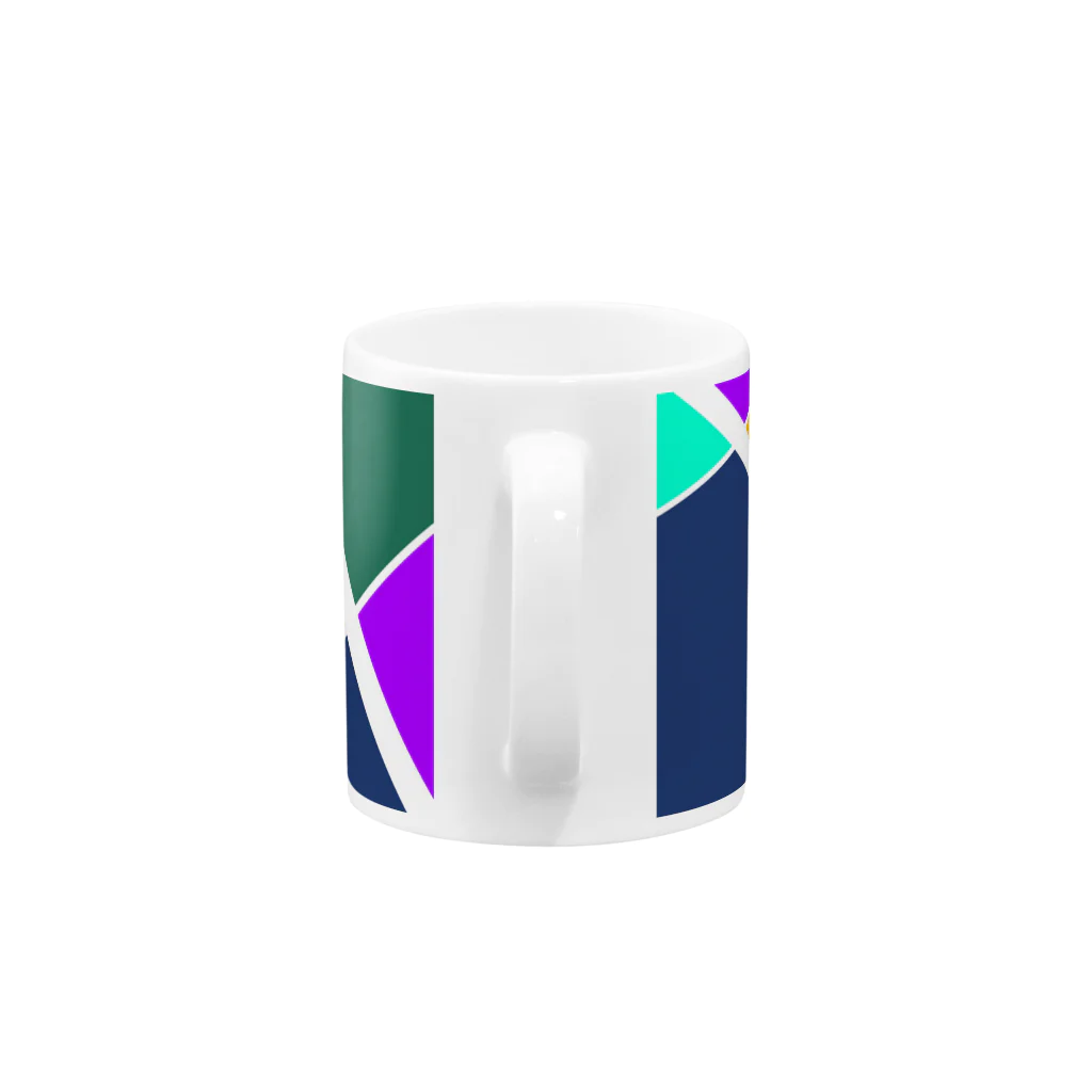 ﾊﾈｺﾊﾈのランダムタイル Mug :handle