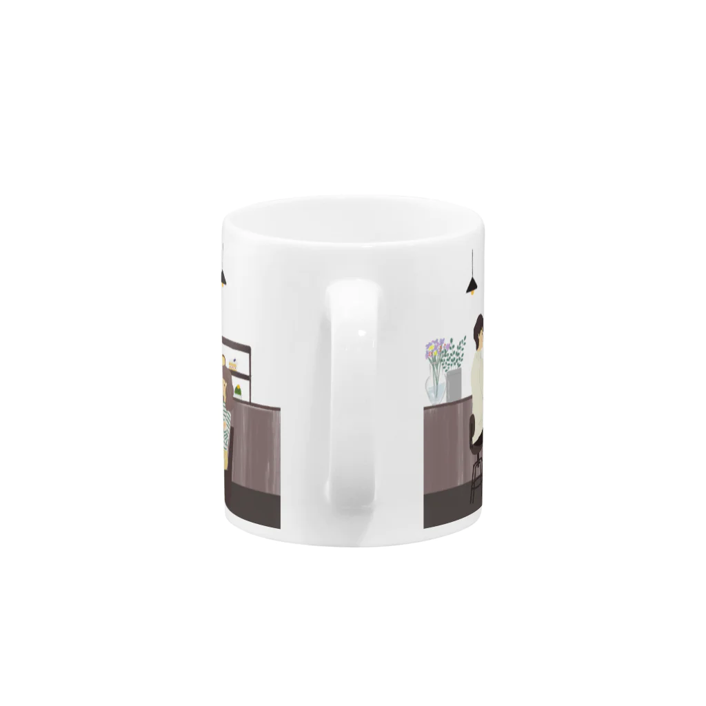 yukinkoのcoffee break Mug :handle