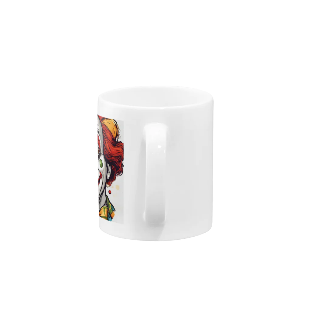 zakimaroのクレイジーピエロ Mug :handle