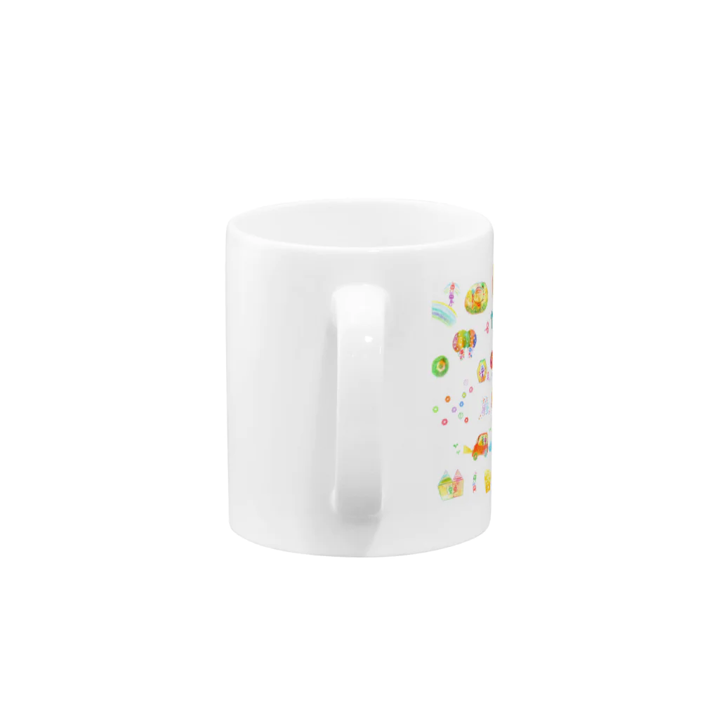 おひるねのゆめ-nats:u:mi-の街のアソート Mug :handle