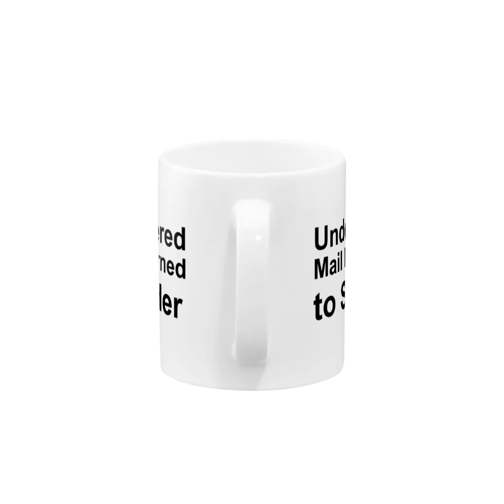 BONBONのUndelivered  Mail Returned  to Sender Mug :handle