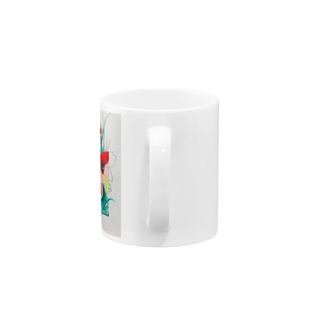 AsukaSakamotoのover frame Mug :handle