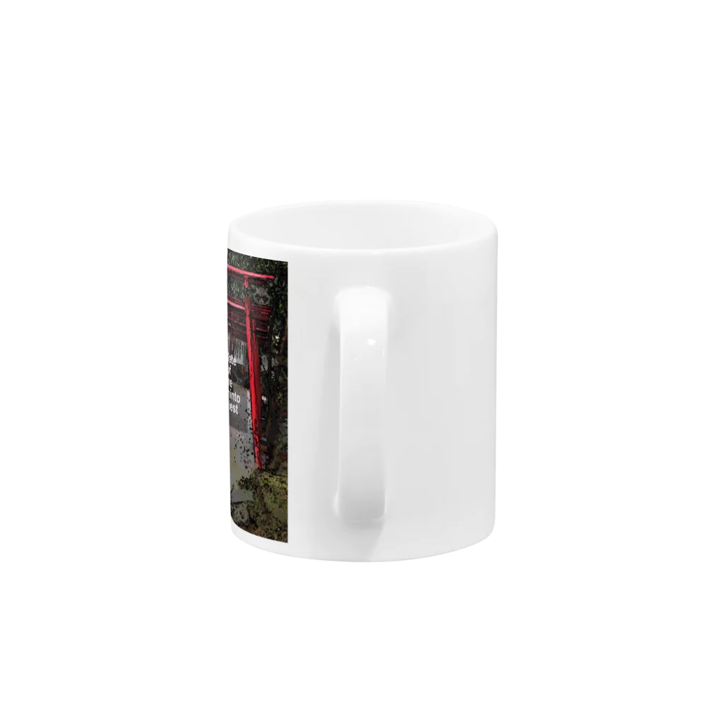 yooh’sbar☆のGate of the Shinto priest Mug :handle