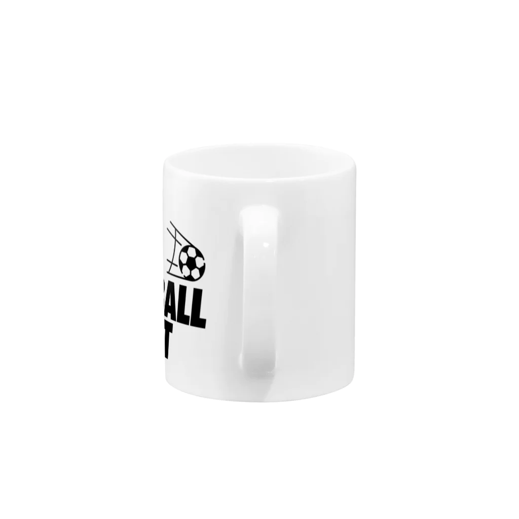 ソルグラフィコ(社員)のEAT SLEEP FOOTBALL REPEAT Mug :handle