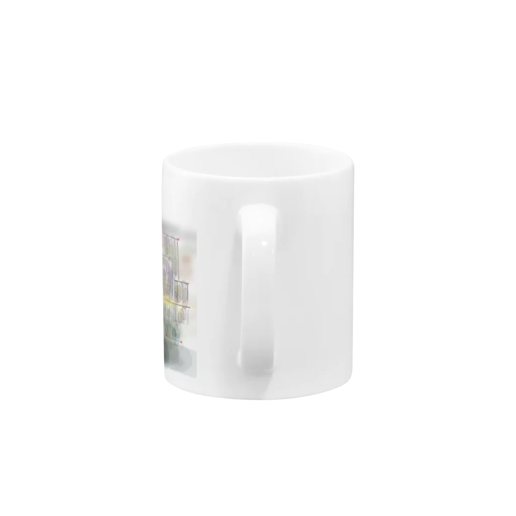 maruno-shopの丸の内4 Mug :handle