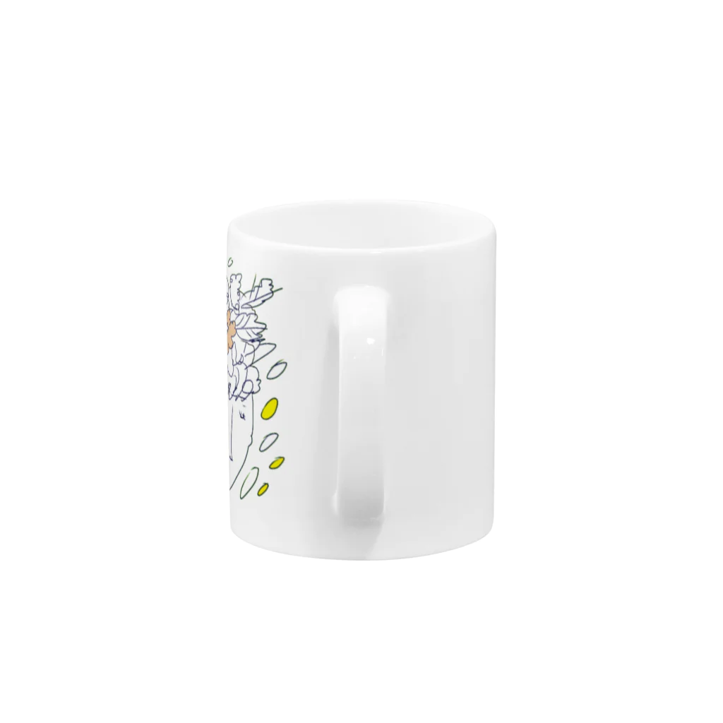 aoiroのshiawase-ohana Mug :handle