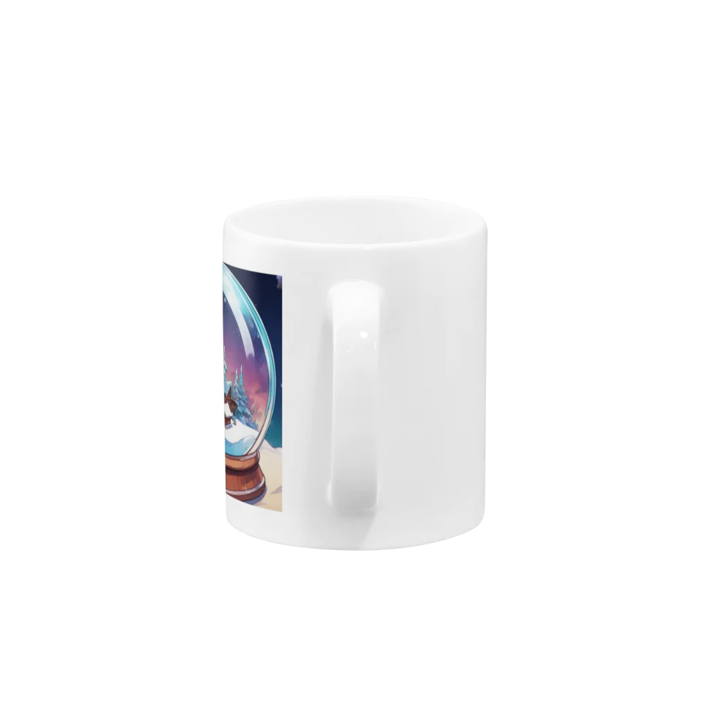 shonaldinyoのスノードーム Mug :handle