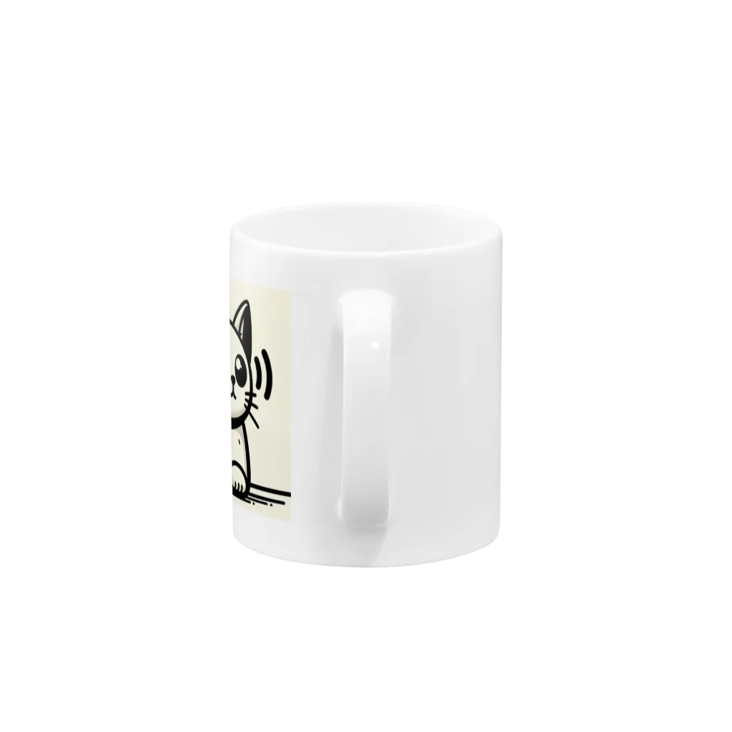 よろずよしのNecoppi Mug :handle