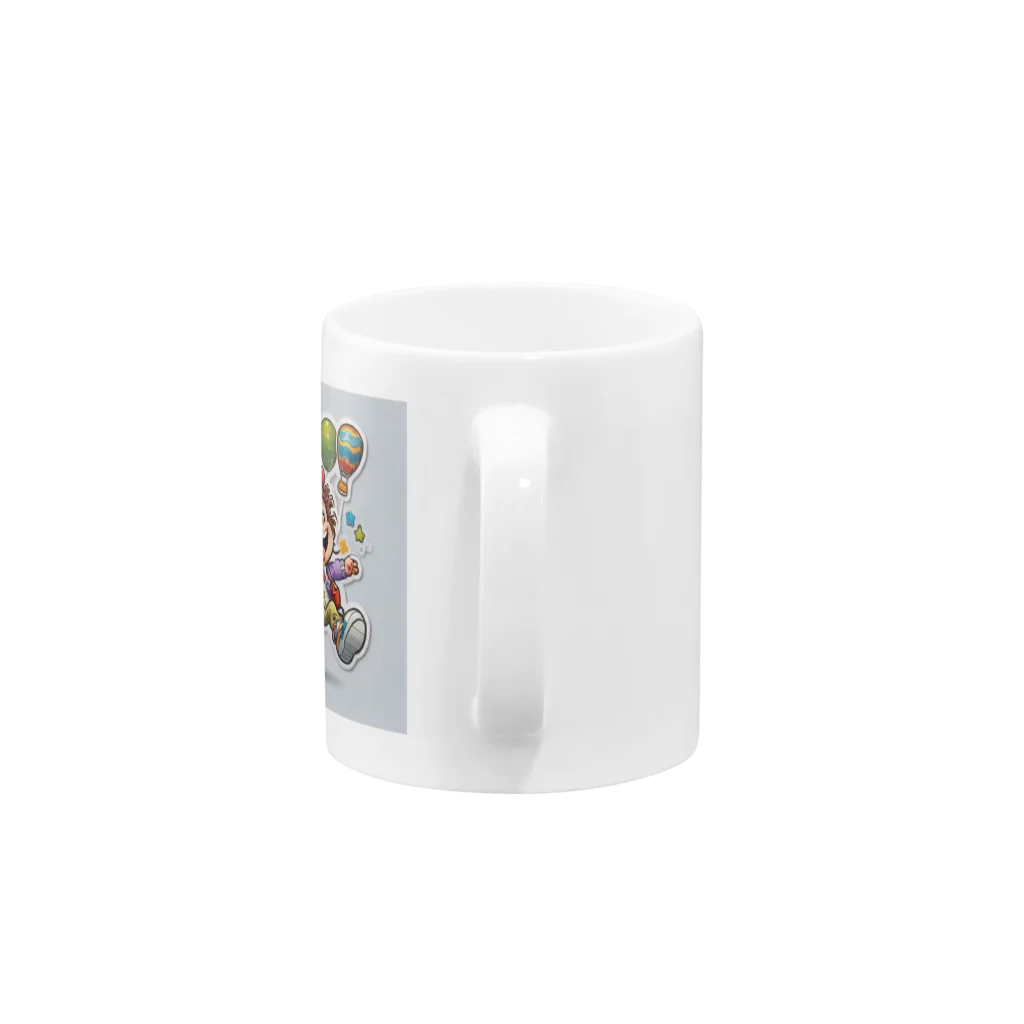 ISSEN🌟AIイラストの🎈ヒラリン・フリッピ🎈 Mug :handle