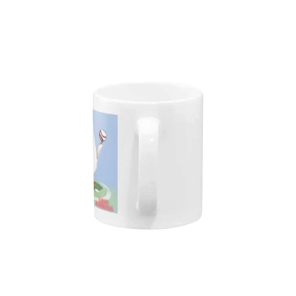 misakkeysの野球をする鴎 Mug :handle