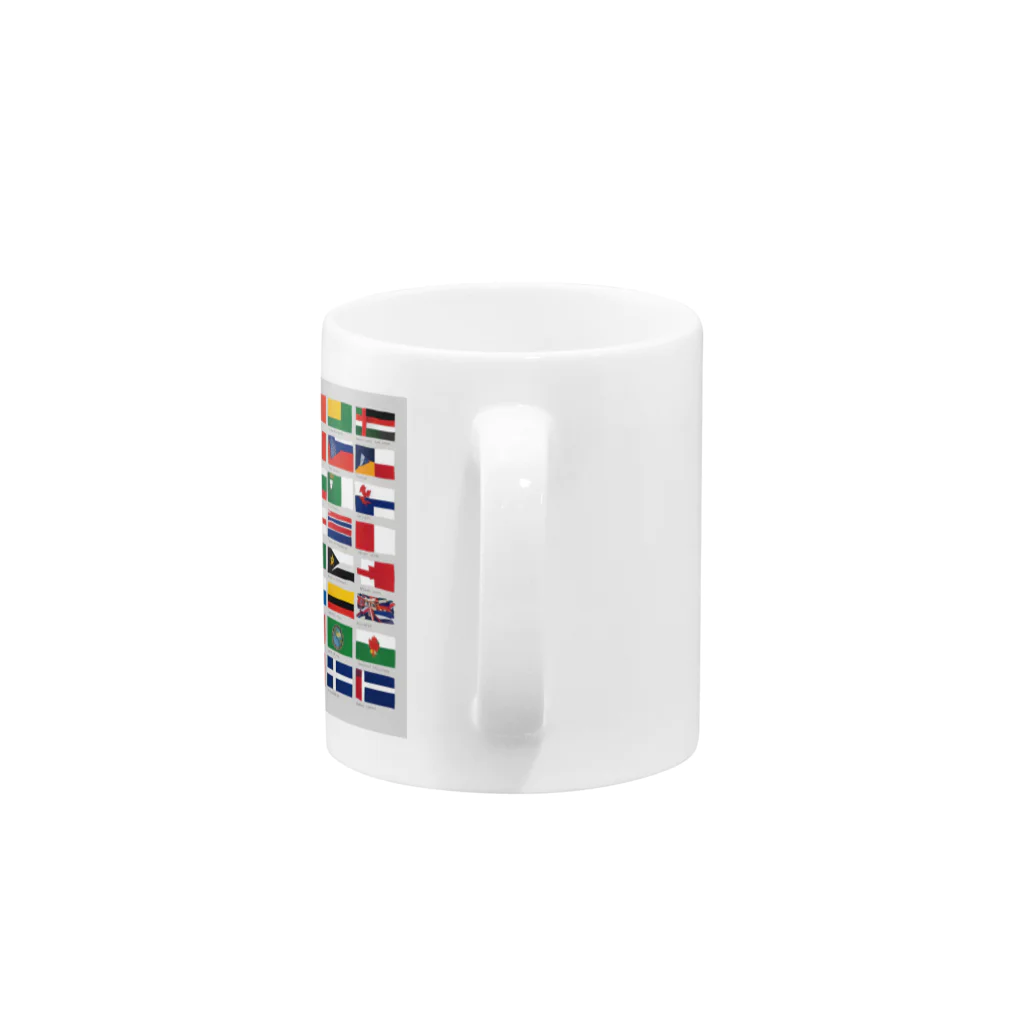 blue-tooth1976の世界国旗 Mug :handle