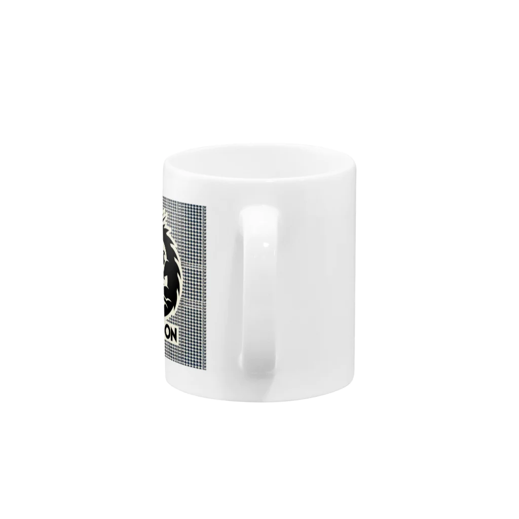 yp_channelのドラゴンの影 Mug :handle