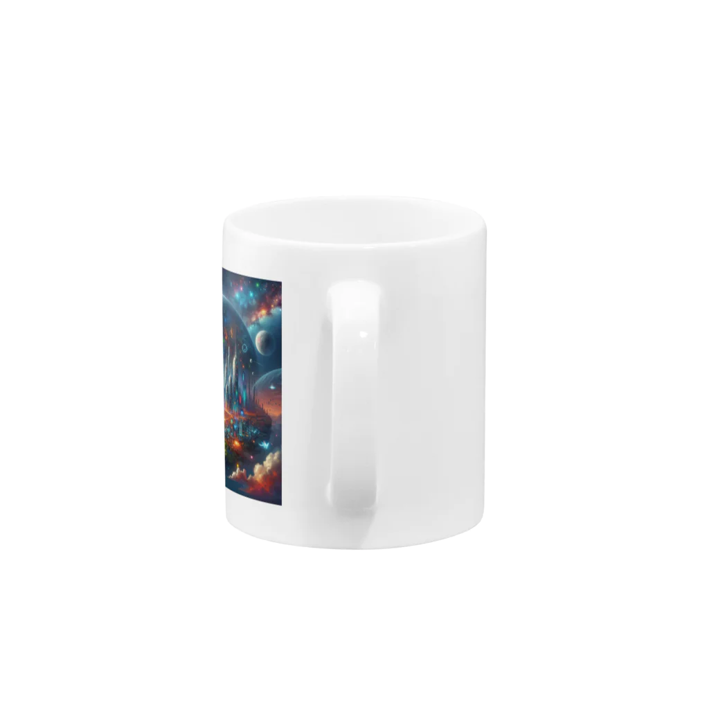 bottaの近未来な惑星 Mug :handle