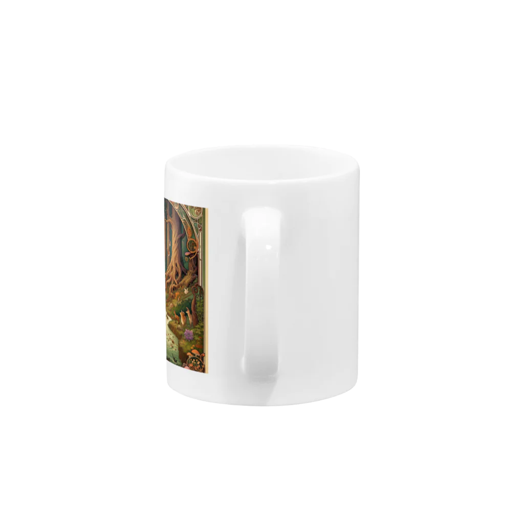 Aoyanicのccアールデコ２ Mug :handle