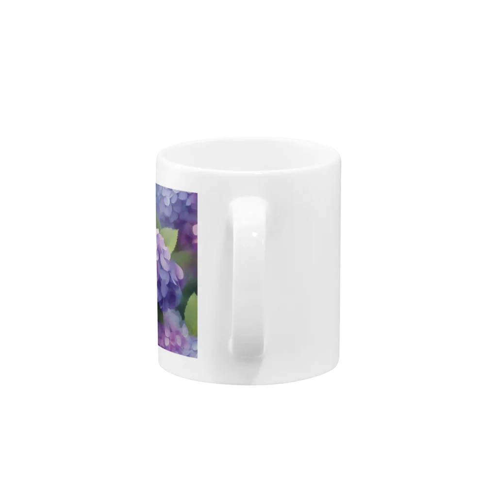 jmdapuwmdのあじさい Mug :handle