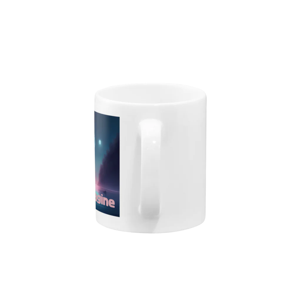 MOONのimagine　moonシリーズ２ Mug :handle