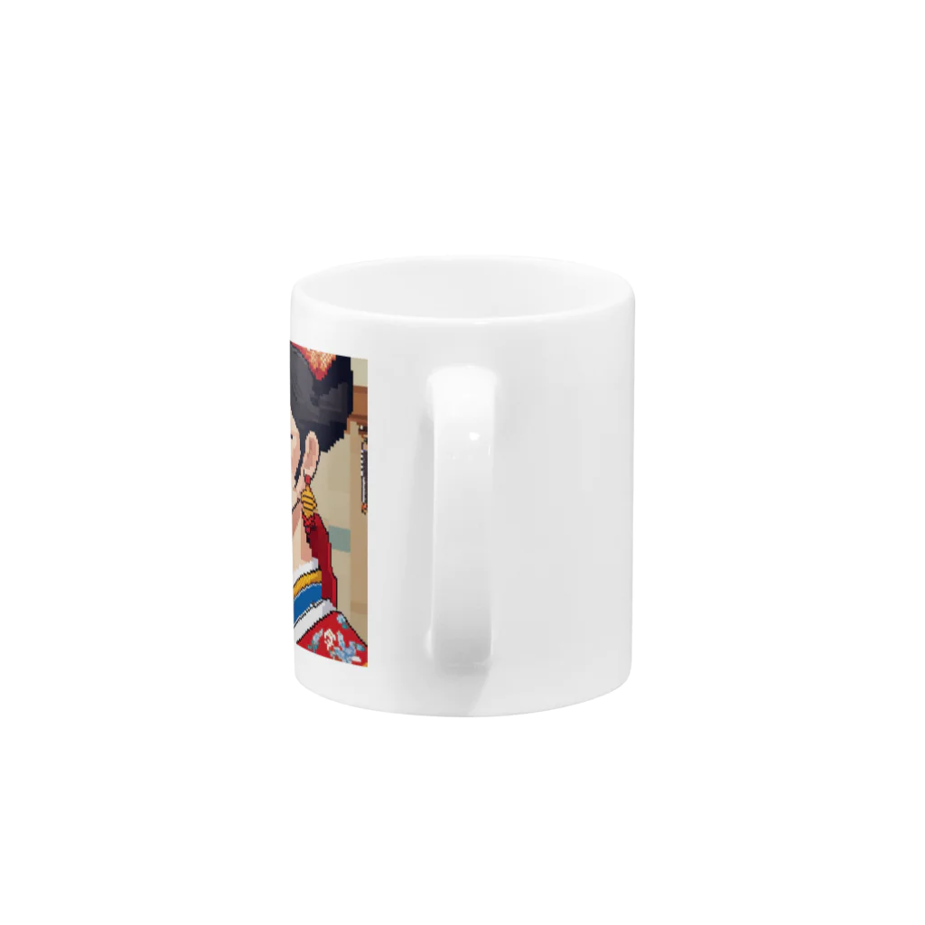 クロスクリエイティブの琉球伝説の美女 Mug :handle