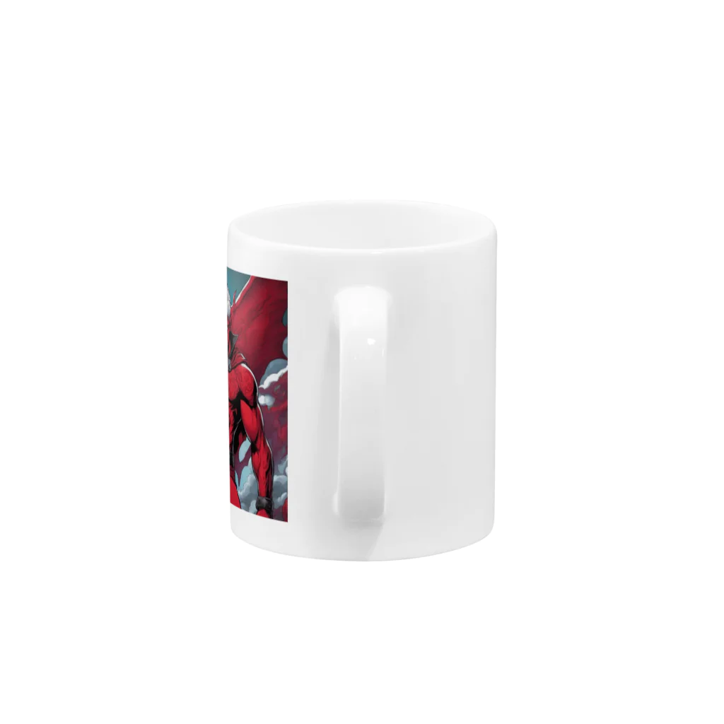 taturou-11777の赤い悪魔 Mug :handle