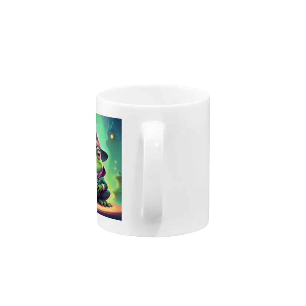 Louvreのカエルボス Mug :handle